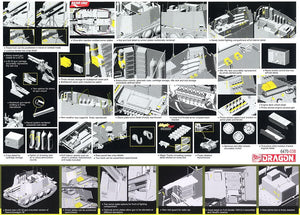 Dragon 1/35 German SdKfz 138/1 Geschutzwagen 38H Fur S.IG 33/1 Smart Kit 6470