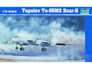 Trumpeter 1/72 Russian Tupolev Tu-95MS Bear H Bomber 01601