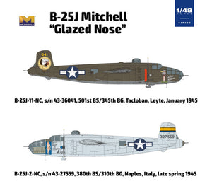 HK Models 1/48 US B-25J Glazed Nose 01F008