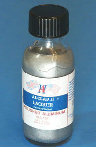 Alclad ALC105 Polished Aluminum Lacquer Paint 1oz