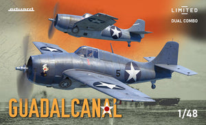 Eduard 1/48 US F4F-4 WIldcat Guadalcanal Combo (2 Complete Kits) 11170