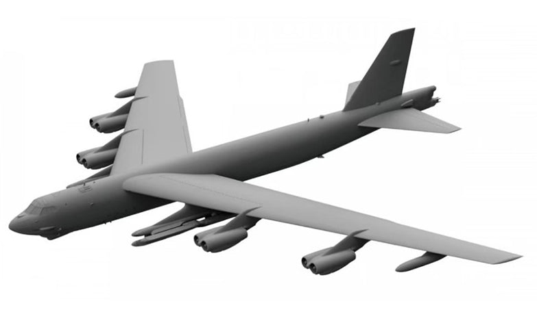 Great Wall Hobby 1/144 US B-52H Stratofortress Strategic Bomber L1008 ...