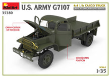Load image into Gallery viewer, MiniArt 1/35 US M3 G7107 4X4 Cargo Truck 35380