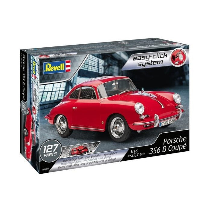 レベル Porsche 356 B Coupé 1:16　未使用品未組立 Revell Easy-Click 1/16 Porsche 356 B Coupe 07679 – Burbank's House