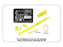 Load image into Gallery viewer, Aber 1/16 US 0.50 Cal M2 Browning Machine Gun Barrel and Trigger 16 L-04'