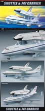 Load image into Gallery viewer, Academy 1/288 Space Shuttle and 747 Transport 12708