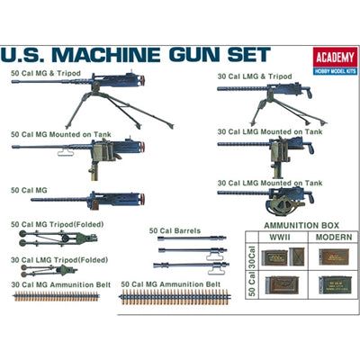 Academy 1/35 US Machine Gun Set 13262