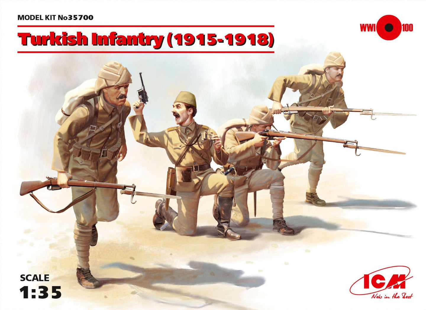 ICM 1/35 Turkish Infantry (1915-1918) 35700