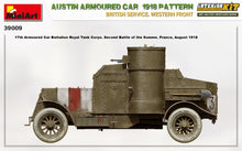 Load image into Gallery viewer, MiniArt 1/35 Austin Armored Car 1918 Pattern British Service Western Front 39009