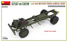 Load image into Gallery viewer, MiniArt 1/35 US M3 G7107 4X4 Truck w/ Metal Body w/ Crew (3) 35383