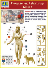 Load image into Gallery viewer, MasterBox 1/24 PIn Up Series: A Short Stop Figure 1 MB24015