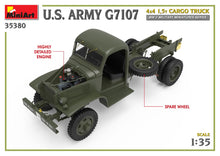 Load image into Gallery viewer, MiniArt 1/35 US M3 G7107 4X4 Cargo Truck 35380