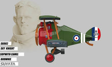 Load image into Gallery viewer, Suyata Toon British Sopwith Camel w/ Brownie Pilot Figure SK002