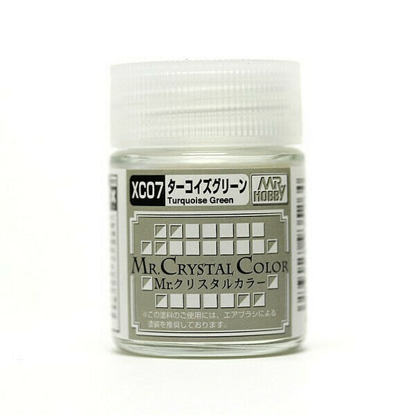 Mr. Hobby Mr. Crystal Color XC07 Turquoise Green 18ml – Burbank's