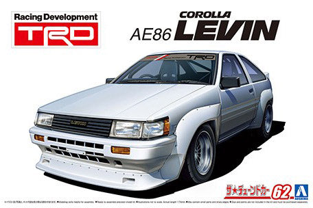 Aoshima 1/24 Toyota Levin/Corolla AE86 TRD 05798