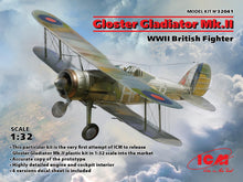 Load image into Gallery viewer, ICM 1/32 British Gloster Gladiator Mk.II 32041