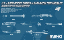 Load image into Gallery viewer, Meng 1/48 US Laser-Guided Bombs &amp; Anti-Radiation Missiles SPS-072