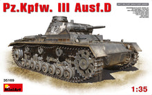 Load image into Gallery viewer, MiniArt 1/35 German Pz.Kpfw.III Ausf.D 35169