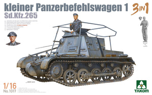 Takom 1/16 German Kleiner Panzerbefehlswagen 1 3in1 Sd.Kfz.265 1017