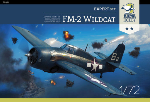 Arma Hobby 1/72 US FM-2 WIldcat Expert Set 70031