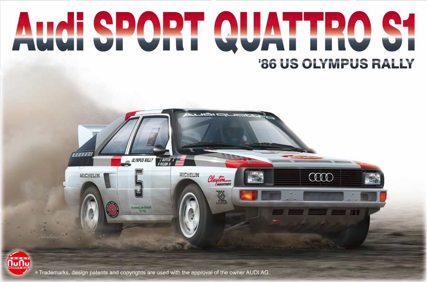 Platz NuNu 1/24 Audi Sport Quattro S1 (E2) 1986 US Olympus Rally 24023
