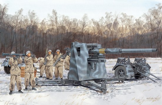 Dragon 1/35 German 88mm Flak 36/37 6923 – Burbank's House of Hobbies