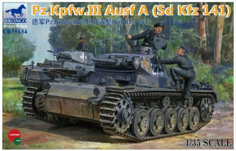 Bronco 1/35 German PzKfw III Ausf. A CB35134 – Burbank's House of