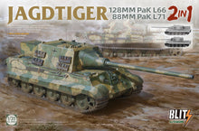 Load image into Gallery viewer, Takom/Blitz 1/35 German Jagdtiger 88mm/128mm 2 in 1 Kit 8008
