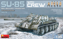 Load image into Gallery viewer, MiniArt 1/35 Russian SU-85 Model 1943 Early Production w/ Crew 35178