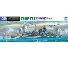 Load image into Gallery viewer, Aoshima 1/700 German Battleship Tirpitz Waterline Kit 046067
