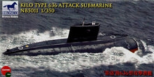 Load image into Gallery viewer, Bronco 1/350 Russian Kilo Type 636 Attack Submarine NB5011