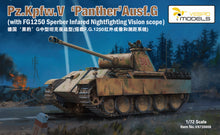 Load image into Gallery viewer, Vespid 1/72 German PzKpfw.V Panther Ausf.G  w/ FG1250 Sperber Infared scope VS720008