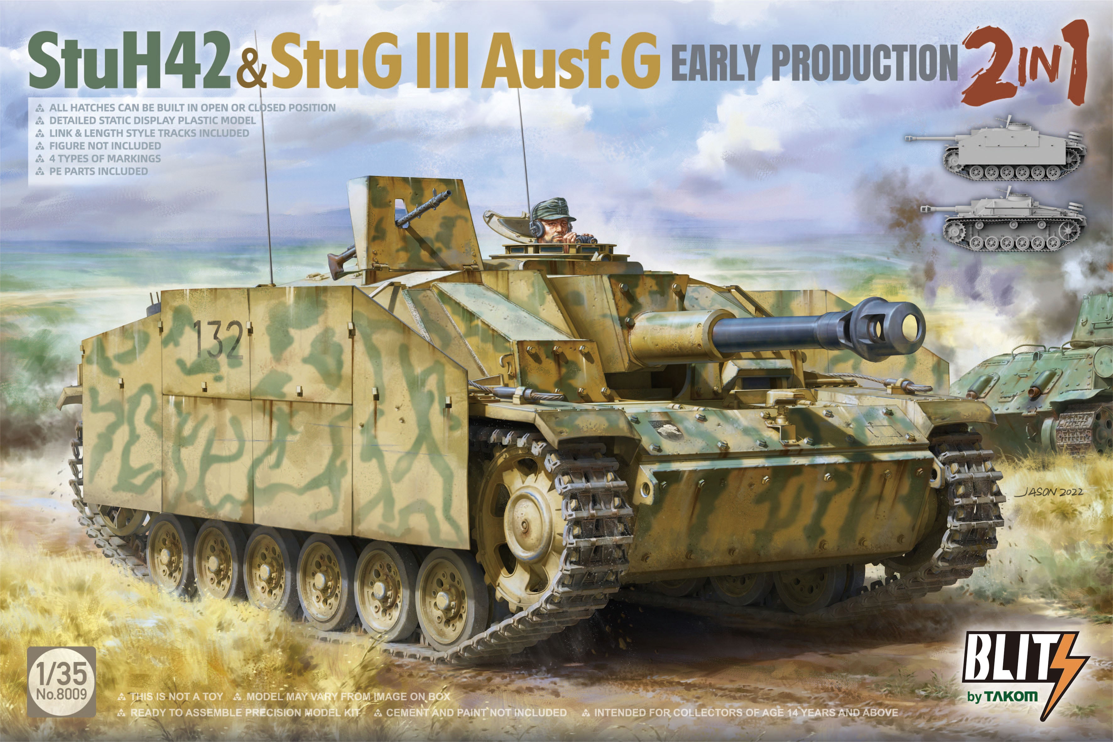 Takom/Blitz 1/35 German StuH42 & StuG.III Ausf.G Early Production