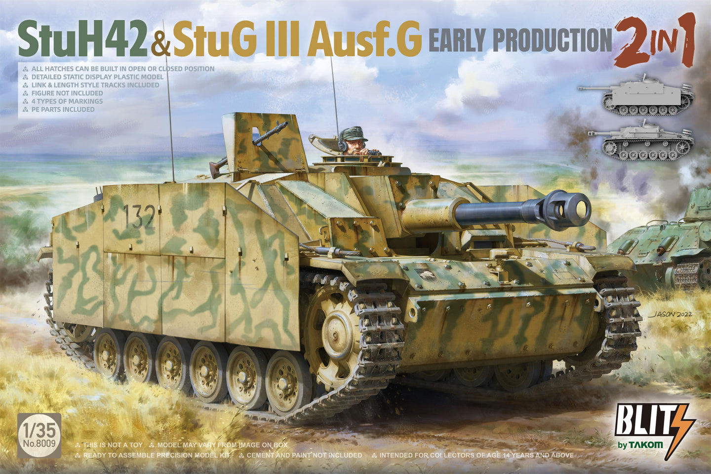 Takom/Blitz 1/35 German StuH42 & StuG.III Ausf.G Early Production