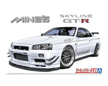 Load image into Gallery viewer, Aoshima 1/24  Nissan Skyline GT-R Mine&#39;s 05986