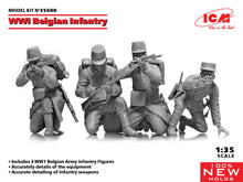 Load image into Gallery viewer, ICM 1/35 WWI Belgian Infantry 35680