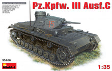 Load image into Gallery viewer, MiniArt 1/35 German Pz.Kpfw.III Ausf.C 35166