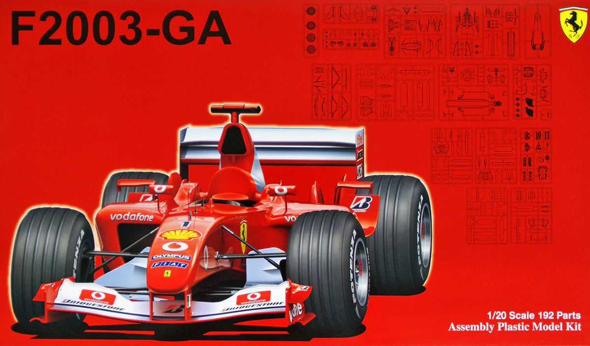 フジミ　1/20 フェラーリ　F2003-GA F2003GA FUJIMI Fujimi 1/20 Ferrari Formula 1 F2003-GA 092096 – Burbank's