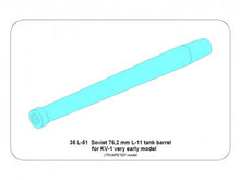 Load image into Gallery viewer, Aber 1/35 Russian 76,2mm L-11 tank barrel for KV-1 35 L-51'