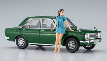 Load image into Gallery viewer, Hasegawa 1/24 Nissan Bluebird (510) 1600SSS w/ 60's Girl Figure 52277