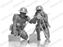 Load image into Gallery viewer, ICM 1/35 British  Vickers MG Crew (Vickers MG &amp; 2 figures) 35646