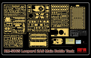 Ryefield Model 1/35 German Leopard 2A6 Main Battle Tanks 5065