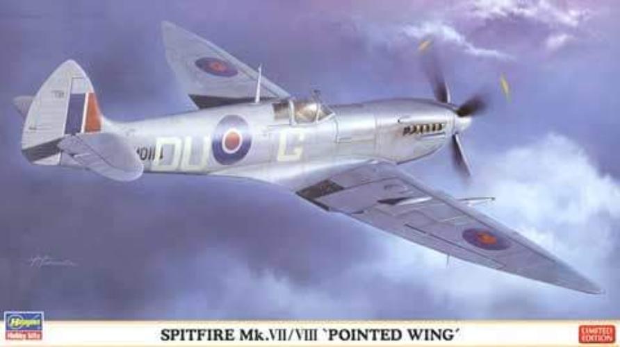 Hasegawa 1/48 British Spitfire MK VII/VIII Pointed Wing 07321