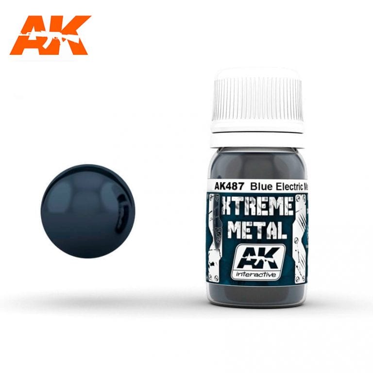 AK Interactive AK487 Xtreme Metal Lacquer Metallic Blue 30ml
