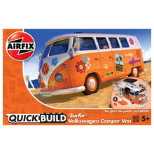Load image into Gallery viewer, Airfix QuickBuild Snap Volkswagen Camper Van &quot;Surfin&quot;  J6032