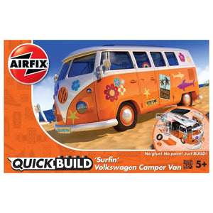Airfix QuickBuild Snap Volkswagen Camper Van "Surfin"  J6032