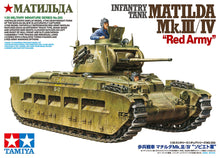 Load image into Gallery viewer, Tamiya 1/35 Russian Matilda Mk III/IV Red Army 35355