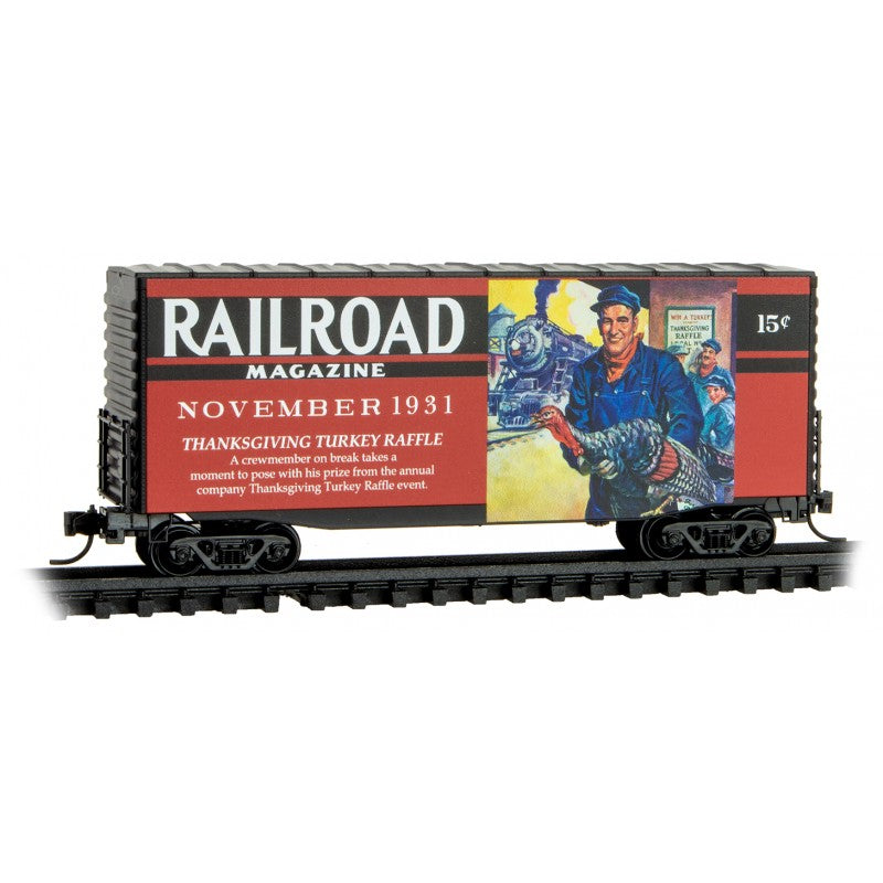 Micro-Trains MTL N Railroad Magazine #9 Thanksgiving Turkey Raffle 101 00 888 SALE ***