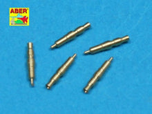 Load image into Gallery viewer, Aber 1/35 German Tank MG34 Tips Barrels (5) 35 L-83'