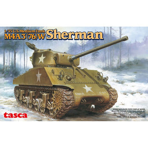 Asuka (Tasca) 1/35 US M4A3 (76)W Sherman 35-019
